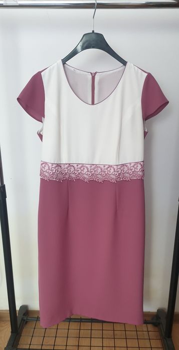 Rochie elegantă în două culori