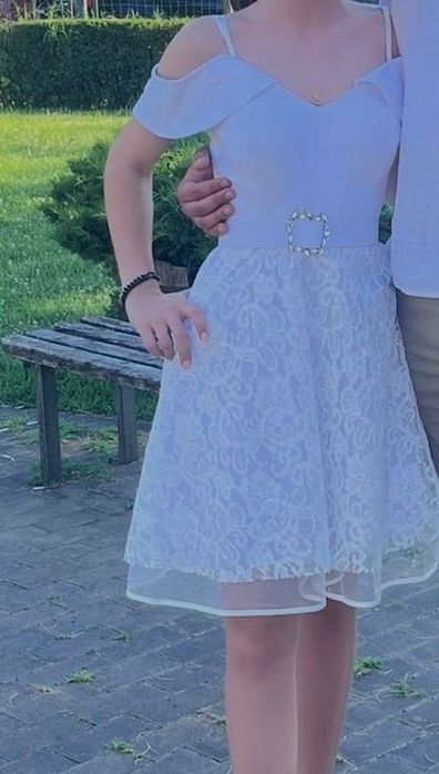 Дамска Бяла Рокля