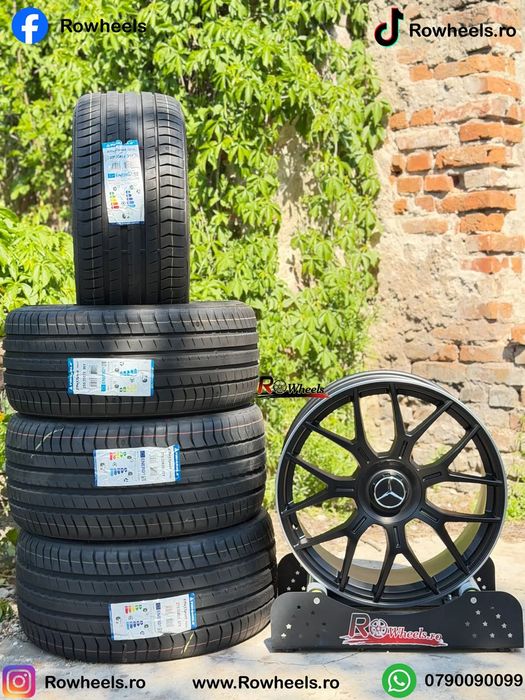 Jante MERCEDES20 R20 Model AMG Model anvelope vara/iarna 245-40-20-275-35-20 Roti Mercedes complete jante mercedes 20 W212 W213 W214 W221 W222 W223 GLE GLC