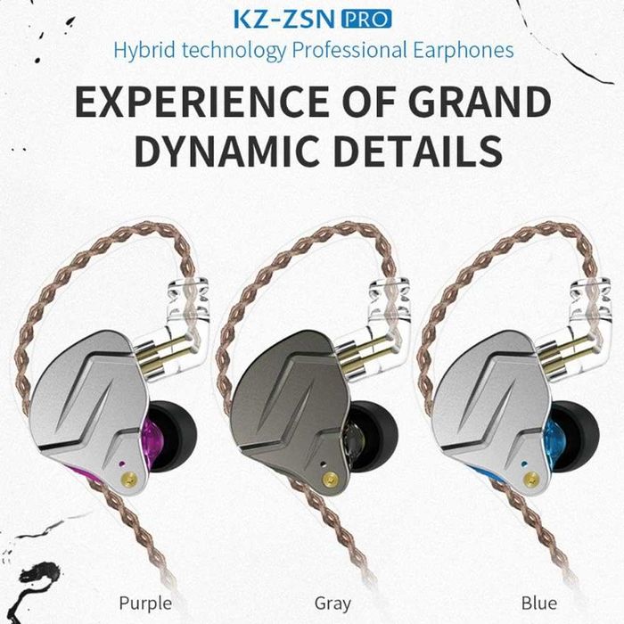 Висококачествени слушалки KZ ZSN PRO NEX