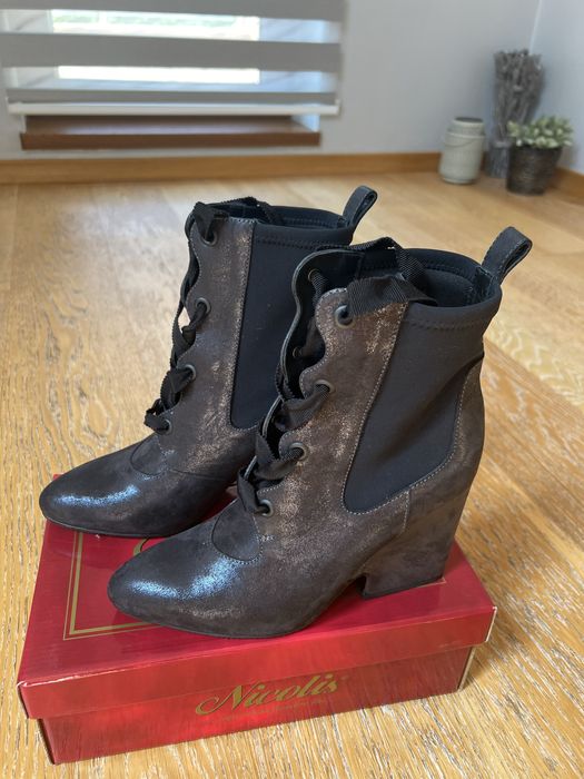 Ghete Musette din piele naturala