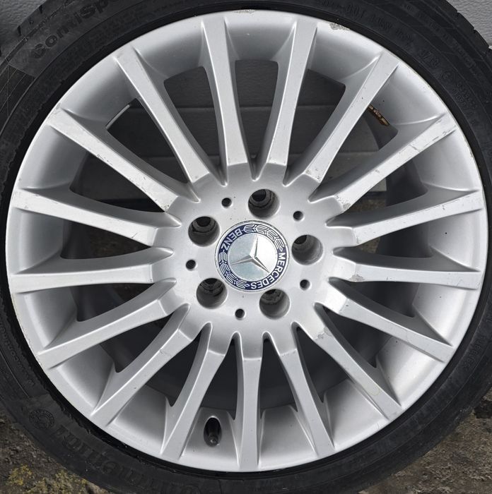 Jante originale 5x112 mercedes c class clk slk w204 r17 in două lățimi