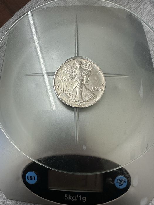 Argint masiv 999 united states 1991