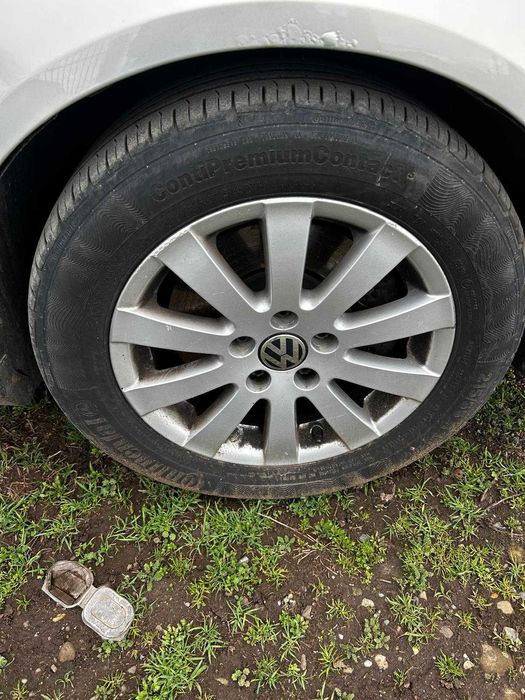 Set jante aliaj cu anvelope Vw Passat B6  215/55R16