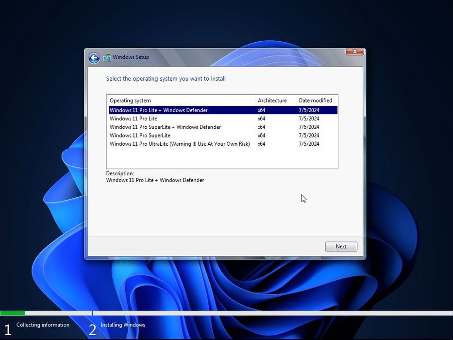 Instalez Windows 11 pro cu drivere
