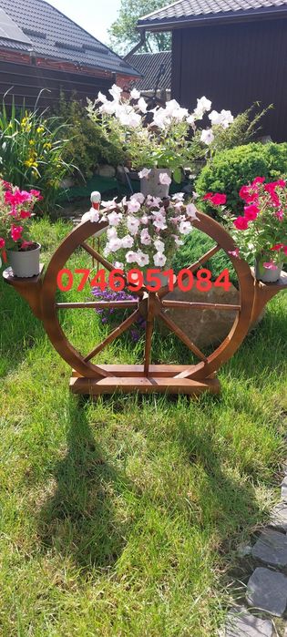 Suport pentru flori roata mare