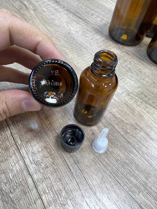 Флакон стеклянный 30мл, 75мл, 100мл, 120мл, 150мл, 200мл