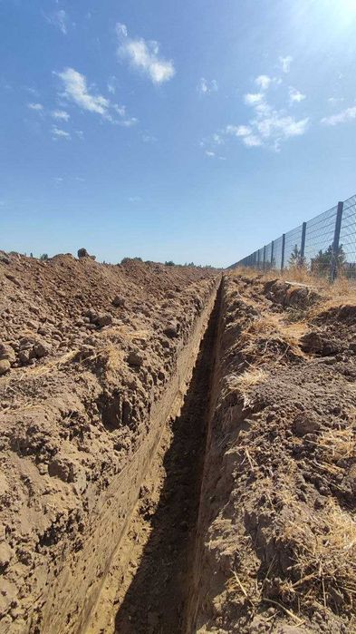 Траншея ковлаш копка траншей