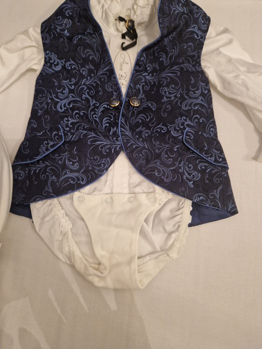 Costum de botez/moț/ceremonie Anne Bebe, măr.9-18 luni