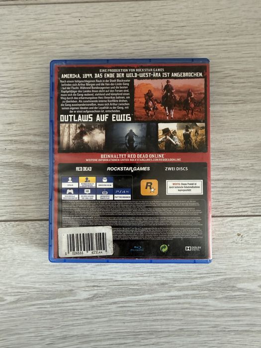 Продам диску для Ps4 RDR2