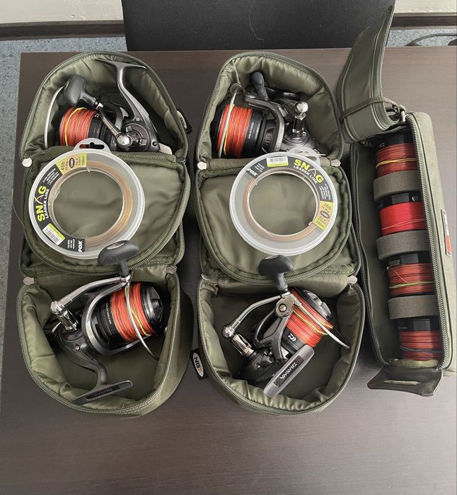 Set 4 Mulinete Daiwa Emblem 5500 QDA Frana Rapida Quick Drag Ca Noi