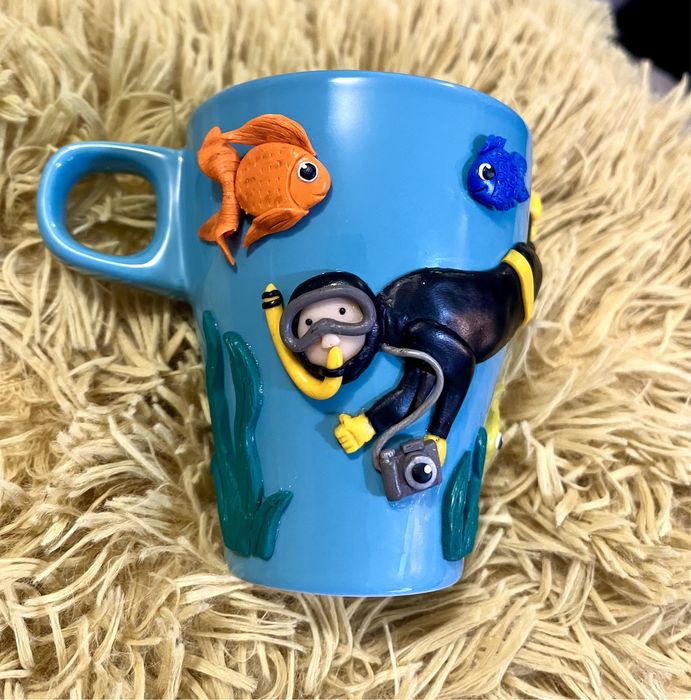 Чаша с полимерна глина