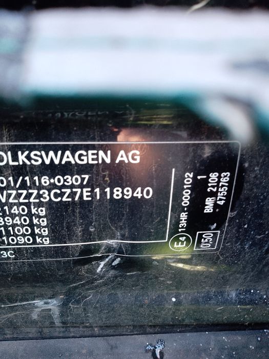 Motor Passat B6.  170 cai. BMR