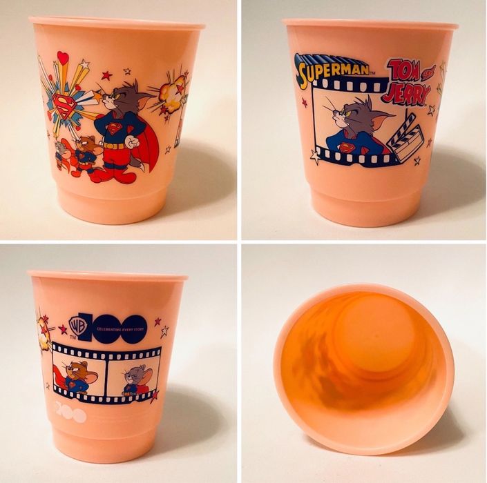 Стакан Том и Джерри пластик