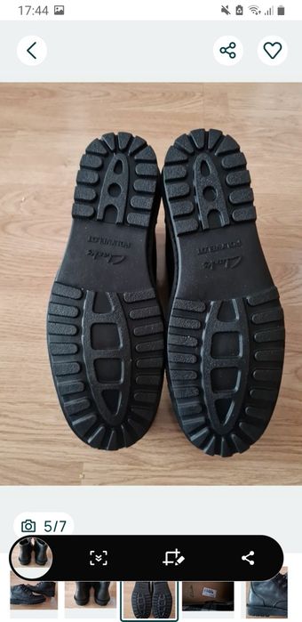Ghete Clarks piele naturala 45
