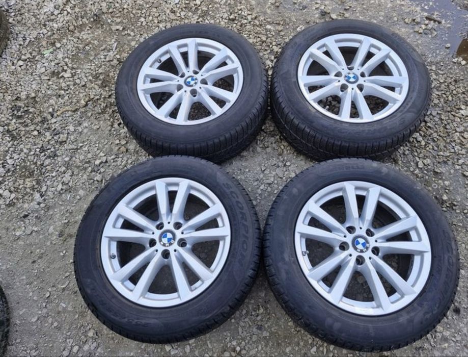 Джанти комплект 4бр с гуми Бмв Ф15 Ф16 18" цола BMW X3 X5 X6 E53 E70 E71 F15 F16 STYLING 446 8.5J 18 5X120 ET46