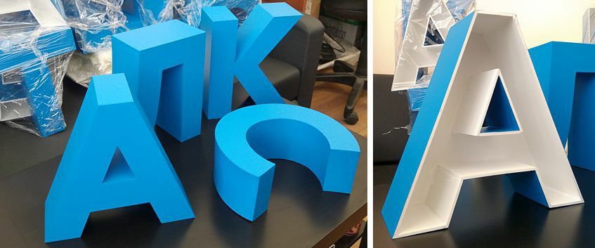 Наружная реклама Рекламные плакат.Объёмные буквы.Печат на баннере и ор