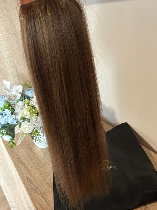 Луксозна опашка от естествен косъм Diverso Hair - 55 см