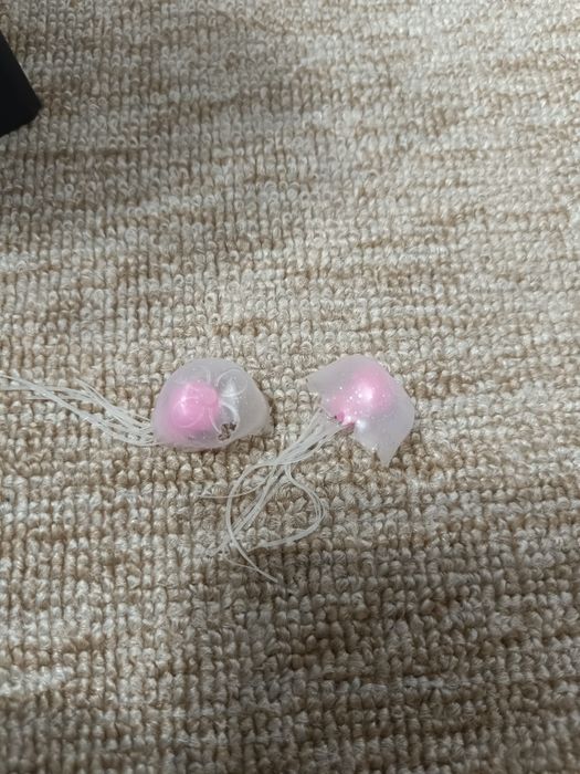 Нощна лампа Jellyfish с LED RGB осветление и 2 медузи