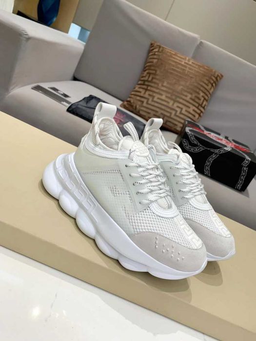 Adidasi Versace Chain Reaction l Produs NOU Premium din Piele Premium