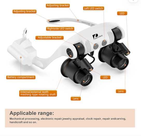 Ochelari cu lupa pentru reparatii telefoane