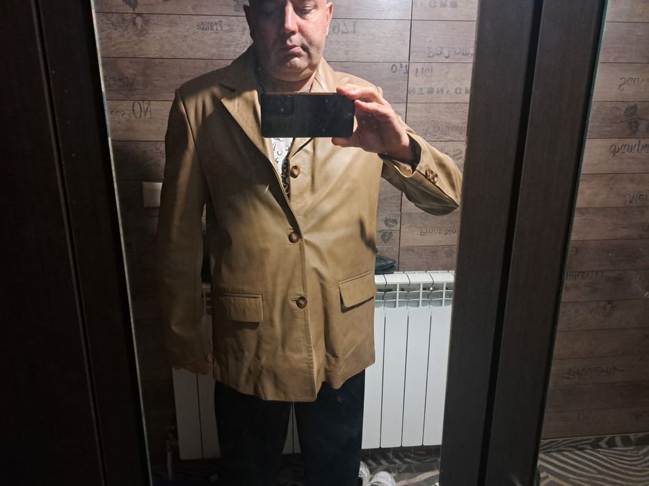 Кожено сако ,естествена кожа