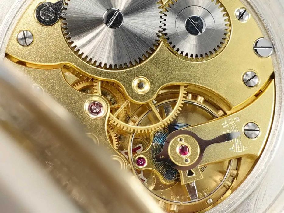 Longines ceas de buzunar c.1939, argint 0.800, cutie de epocă