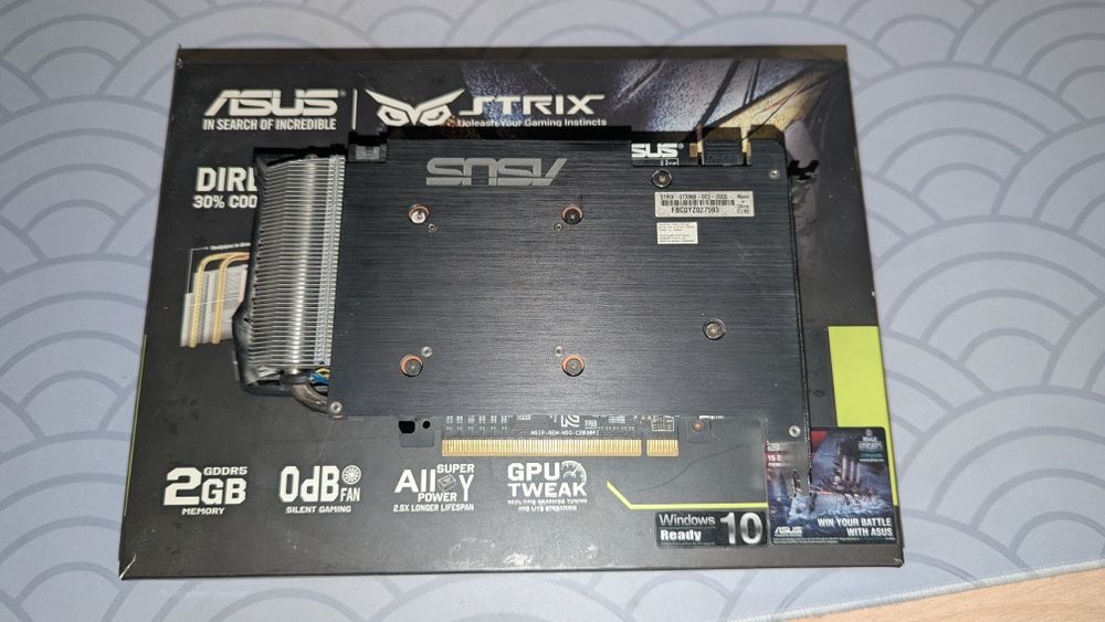 ASUS ROG Strix GTX 960 на 2 GB срочно