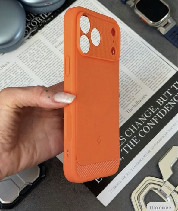Чехол новый spigen на 17 pro iphone