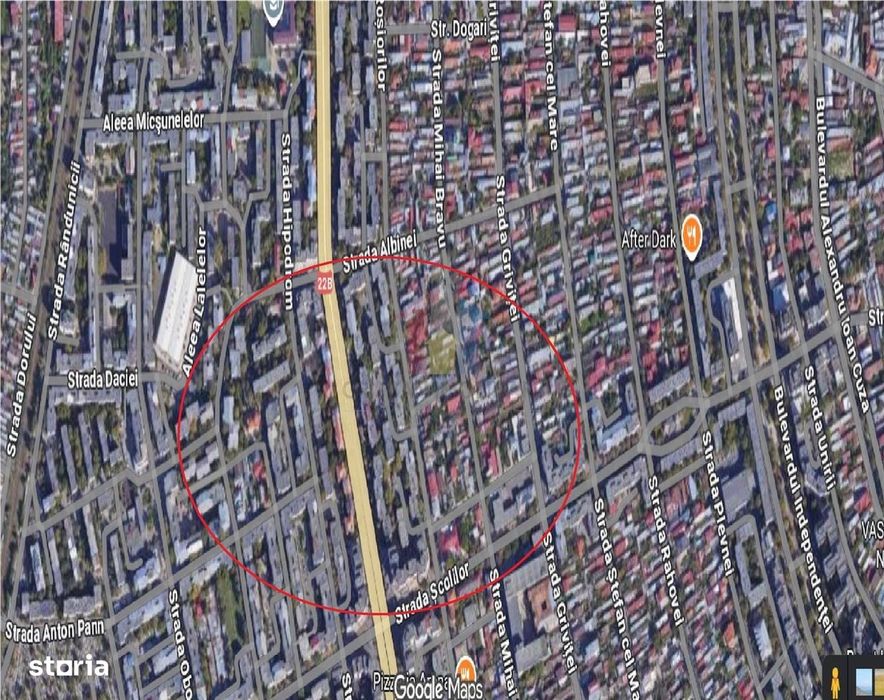 Radu Negru- Buzaului -spital Judetean, Teren 224 mp deschidere 7 m, 14