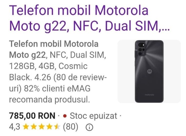Motorola g22 128gb