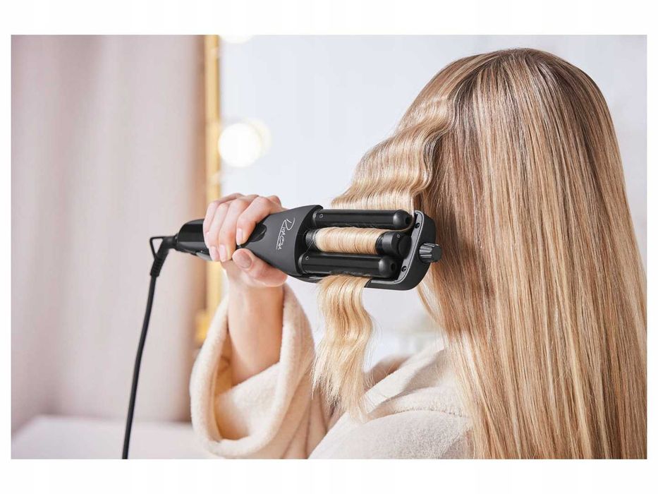 Ретро преса Маша за коса за ретро къдрици с дисплей Rita Ora