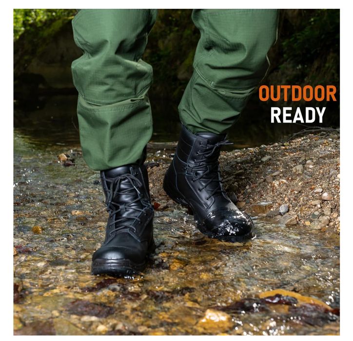 Cizme piele ghete  militare impermeabile mărimea 46 ACE SCHAKAL