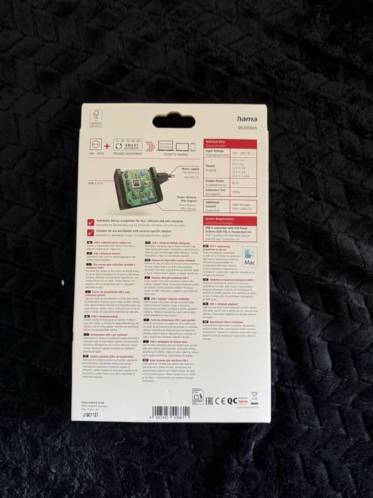 Incarcator UNIVERSAL Hama Usb-c Power