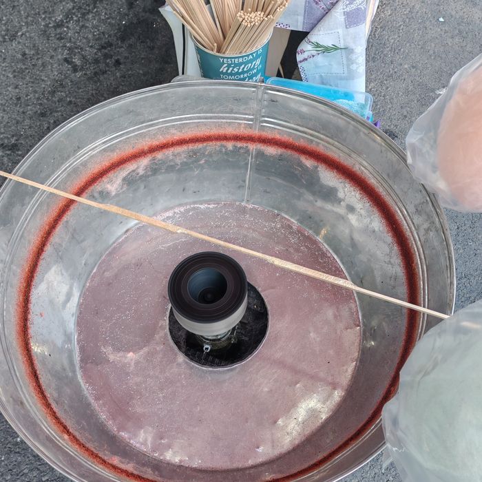 Aparat de vata de zahar pe gaz+cap
