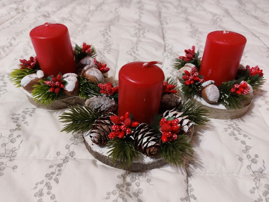 Коледни свещници