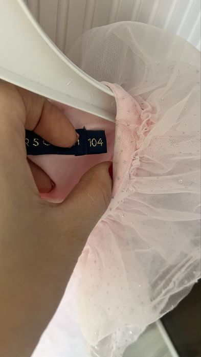 Продам пышное розовое платье на девочку