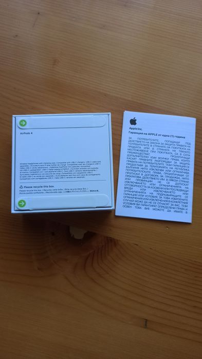 *Неразопакован* AirPods 4 (+1 година гаранция)