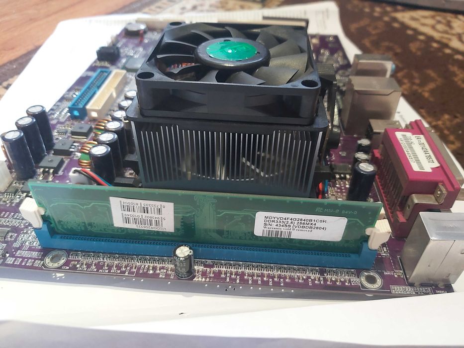Kit pc retro (placa baza, video, procesor, rami, hdd, sursa)
