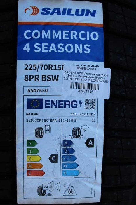 Anvelope noi 225/70R15C, 112/110S, Sailun, All Season, DOT 2025