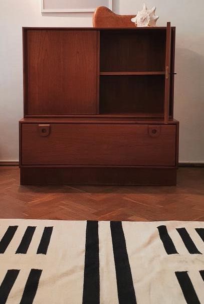 Cabinet din lemn de tec, Bartels Werten, 1960