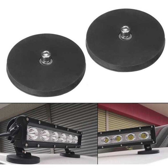 1бр Магнитна стойка за халогени, черен