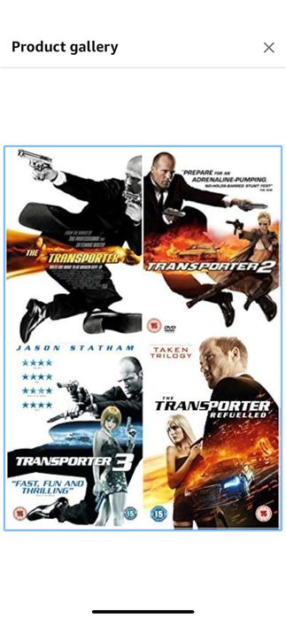 Filme Transporter Quadrilogy DVD complete collection ( originale )
