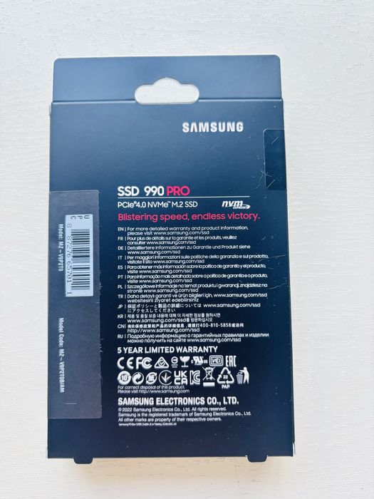 SSD samsung 990 PRO 2TB
