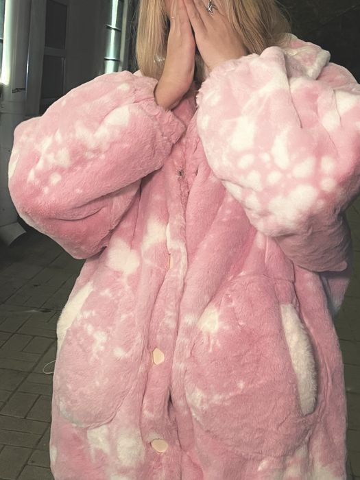 Утеплённая шуба-бомбер Befree (oversize) Y2k