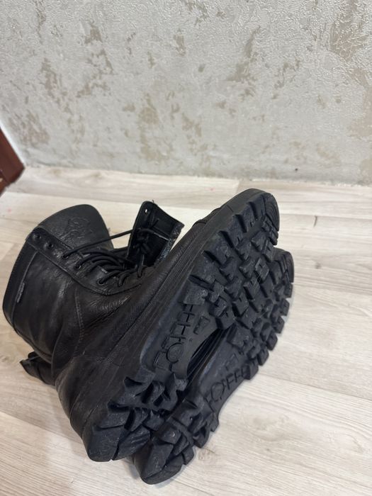 Берцы зимние Бизон .Кожанные берцы