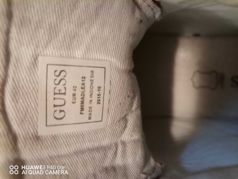 Оригинални Мъжки високи кецове  Guess.Без забележки,обувани броени път