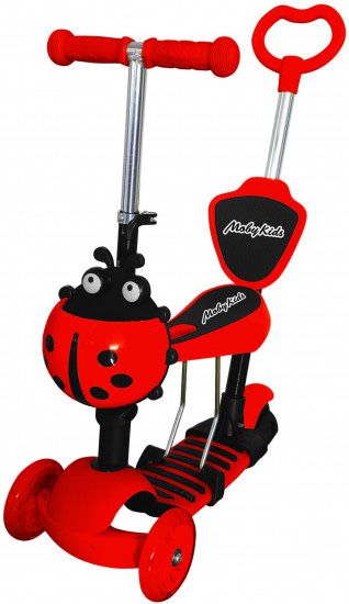 Самокат с ручкой 3 в 1