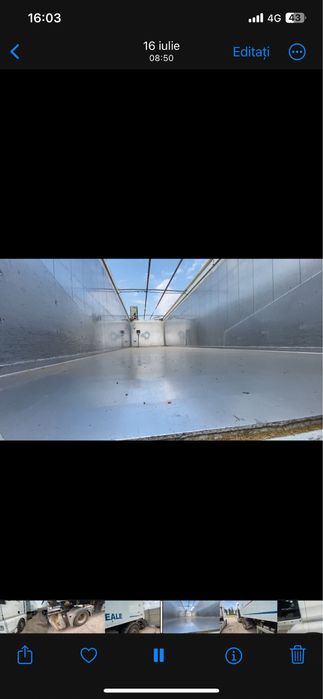 Semiremorca MEGA light 55 m3/schimb cu buldoexcavator