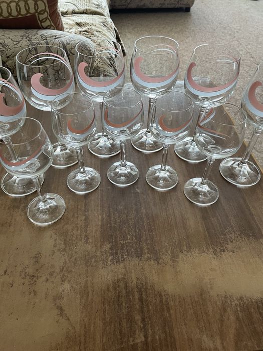 Фужеры, рюмки Чехословакия